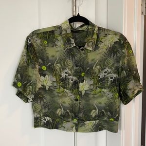 All Saints Short Sleeve Blouse